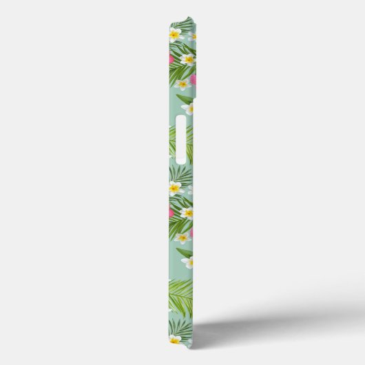 Tropical Flowers & Pineapples Case-Mate iPhone Case (Achterkant / Rechts)