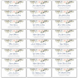 Tropical Foliage Gast Namen Adresetiketten Sticker