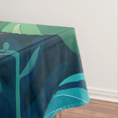 Tropical Foliage Waterverf Paradise Tafelkleed (Voorbeeld)