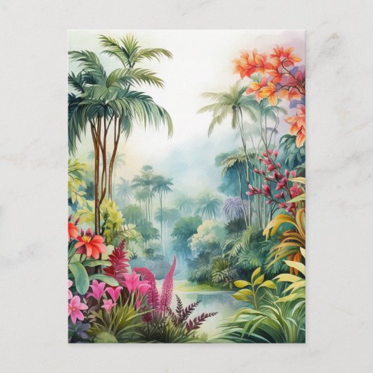 Tropical Forest Briefkaart (Voorkant)