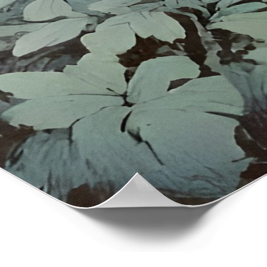 Tropical Forest Wildlife Tijger  Poster (Hoek)