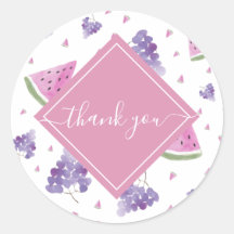 Tropical Fresh Watermelon & Grapes Bedankt Schatti