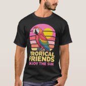 Tropical Friends cirkel T-shirt (Voorkant)