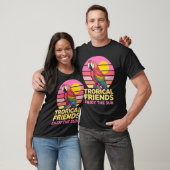 Tropical Friends cirkel T-shirt (Unisex)