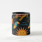 Tropical Friends Combo Mug Gift Mok (Midden)