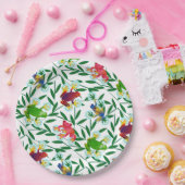 Tropical Frog Oerwoud Papieren Bordje (Feest)