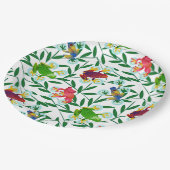 Tropical Frog Oerwoud Papieren Bordje (Gekanteld)