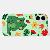 Tropical Froggy Oerwoud Joy Case-Mate iPhone Case (Achterkant (horizontaal))