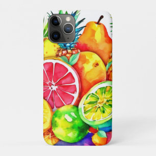 Tropical Fruit Cartoon Art Case-Mate iPhone Case