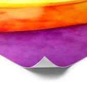 Tropical Fruit Cartoon Art Poster (Hoek)