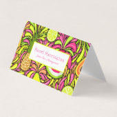 Tropical Fruit Gevouwen Visitekaartjes Custom (Voorkant)