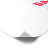 Tropical Fruit Ice Cream Pop Baby shower Welkom Poster (Hoek)