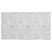 Tropical fruit seamless pattern black and white kussensloop (Voorkant-Links)