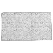 Tropical fruit seamless pattern black and white kussensloop (Voorkant-Rechts)