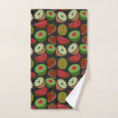 Tropical fruit seamless pattern colorful bad handdoek (Handdoek)
