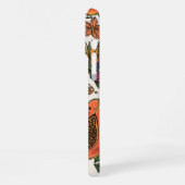 Tropical Fruit Squad | Cute Retro Pineapple Papaya iPhone Hoesje (Linkerkant)