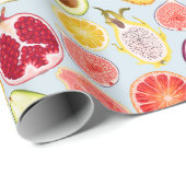 Tropical fruit wrapping paper cadeaupapier (Rol Hoek)