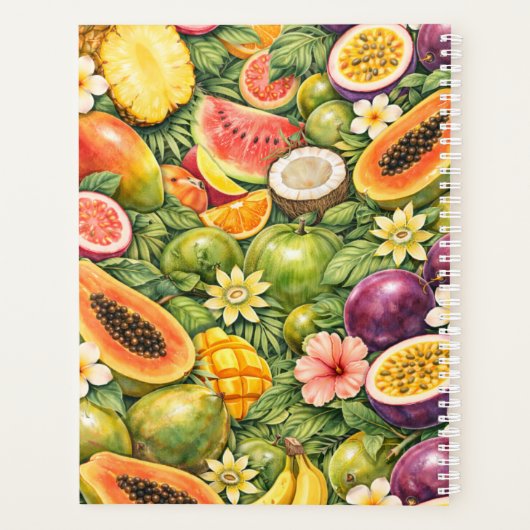 Tropical Fruits Planner (Achterkant)