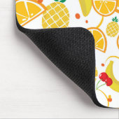 Tropical Fun Fruit Banaan Kersen Ananas Sinaasappe Muismat (Hoek)