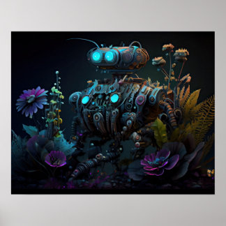 Tropical Garden Bot Poster