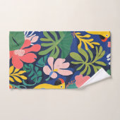 Tropical Garden Modern Expressionism Artwork Bad Handdoek (Handdoek)