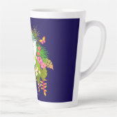 Tropical Garden Monogram Marine Latte Mok (Rechts)
