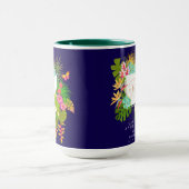 Tropical Garden Monogram Marine Mok (Midden)