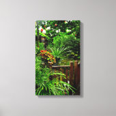 Tropical Garden stretched canvas Print (Voorkant)