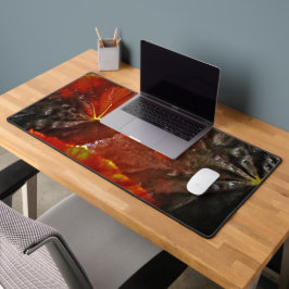 Tropical Garden Sunrise Custom Desk Mat