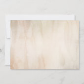 Tropical Gedroogde Palmen Bruiloft Dank u Foto Bedankkaart (Achterkant)