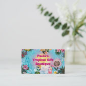 Tropical Gift Boutique Visitekaartje (Staand voorkant)