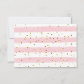 Tropical Girl Sloth Baby shower Dank u kaart (Achterkant)