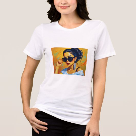 Tropical Girl T-Shirt (Voorkant)