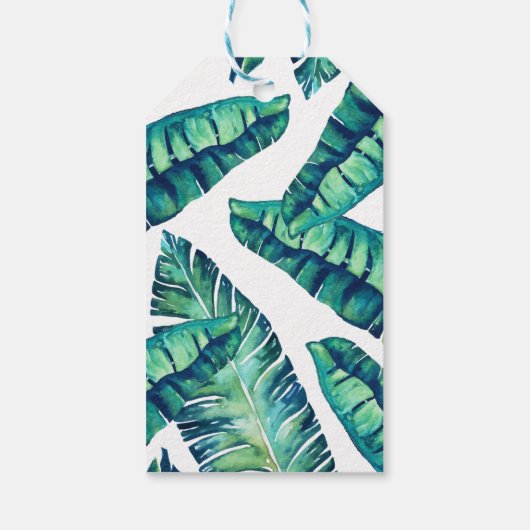 Tropical Glam cadeau label Cadeaulabel (Achterkant)