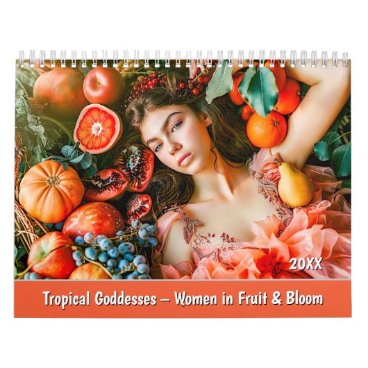 Tropical Goddesses – Women in Fruit & Bloom Kalender (Hoes)
