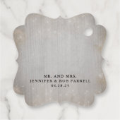 Tropical Gold Beach Zeesterren paar dank u Bedankjes Labels (Achterkant)