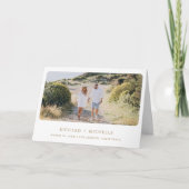 Tropical Gold Monstera Palm Photo QR Code Wedding (Voorkant)