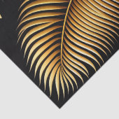 Tropical Gold Reeds Artwork Tissuepapier (Detail)