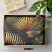 Tropical Gold Reeds Artwork Tissuepapier (Geschenk)