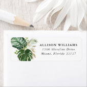 Tropical Gold | Retouradreslabel Etiket (Insitu)