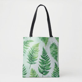 Tropical Green Fern Art Tas