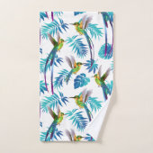 Tropical Green Hummingbirds Bad Handdoek (Handdoek)