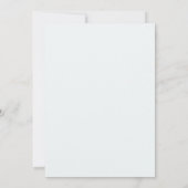 Tropical Green Leaf Wedding Invitation Kaart (Achterkant)