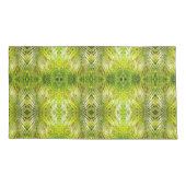 Tropical green palm leaves sunlight M-size pattern Kussensloop (Achterkant)