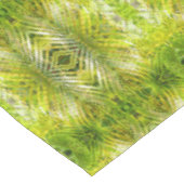 Tropical green palm leaves sunlight pattern tafelkleed (Gekanteld)