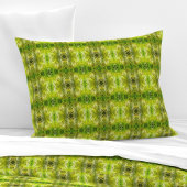 Tropical green palm leaves sunlight S-size pattern Kussensloop
