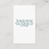 Tropical Greenery Botanical Bedankt Verpakking Informatiekaartje (Achterkant)