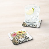 Tropical Halo | Sweet Cheetah Bier Onderzetter (Rechterzijde)