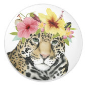 Tropical Halo | Sweet Cheetah Keramische Knop (Voorkant)