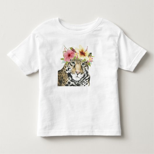 Tropical Halo | Sweet Cheetah Kinder Shirts (Voorkant)